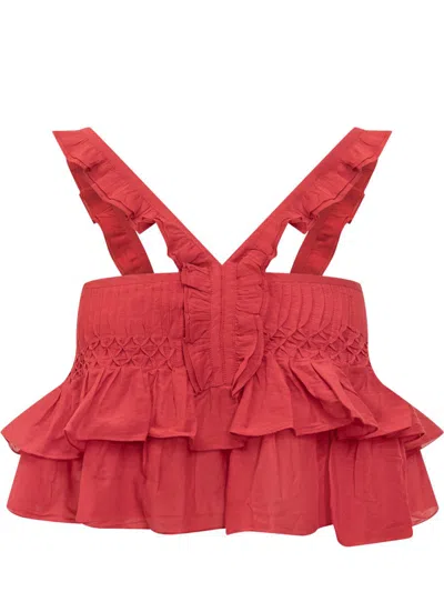 Isabel Marant Étoile Top Daliana In Red