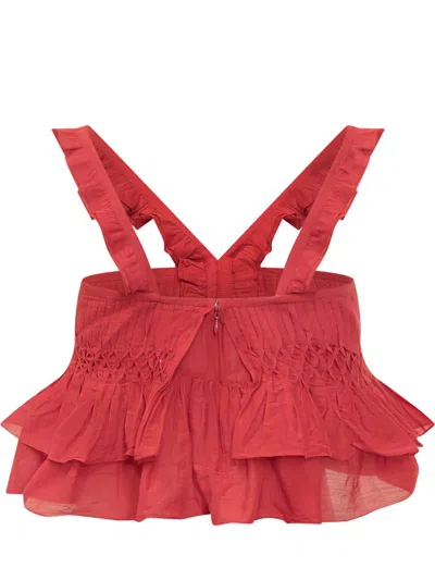 Isabel Marant Étoile Top Daliana In Red