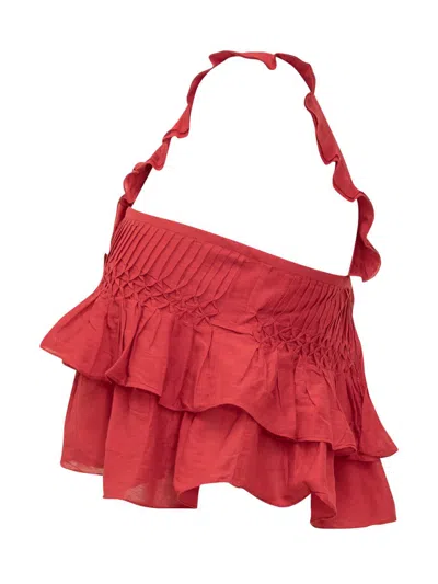 Isabel Marant Étoile Top Daliana In Red