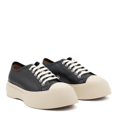 Marni Pablo Leather Sneakers In Seven Women