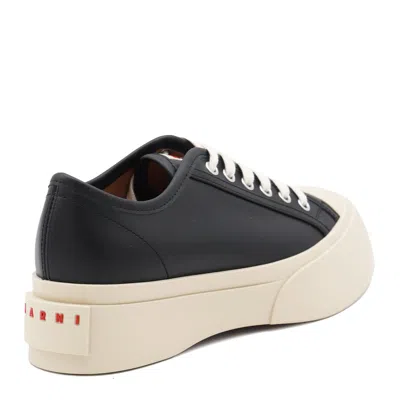 Marni Pablo Leather Sneakers In Seven Women