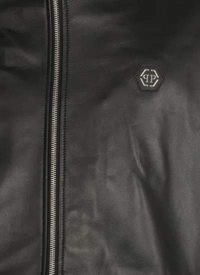 Philipp Plein Hooded Jacket In Black