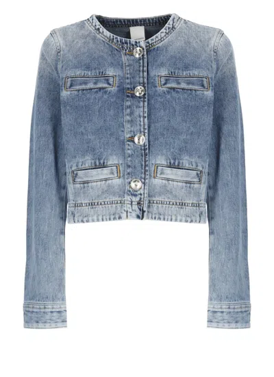 Pinko Denim Jacket In Blue