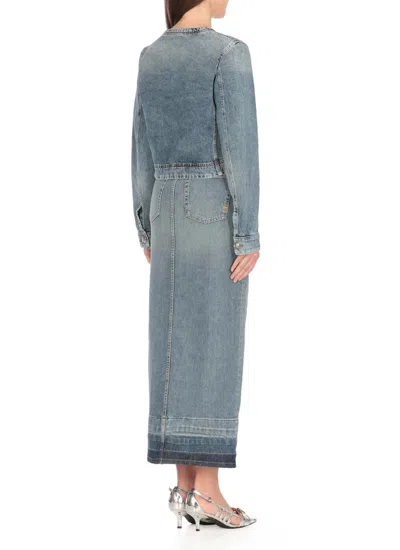 Pinko Denim Jacket In Blue