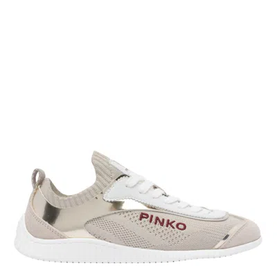Pinko Reby Low-top Sneakers In Neutral