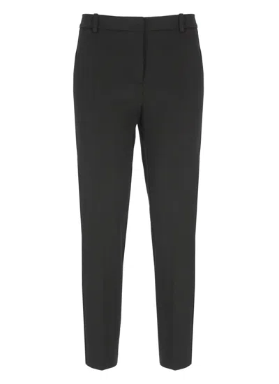 Pinko Side-pockets Straight Trousers In Black