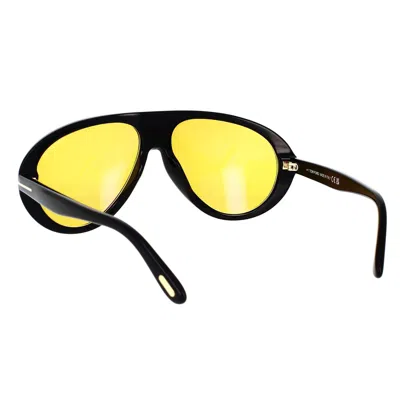 Tom Ford Eyewear Pilot Framed Sunglasses In Yellow