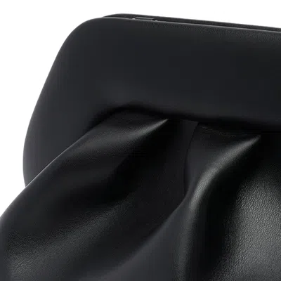 Themoirè Pleated Rectangular Shoulder Bag With Detachable Strap