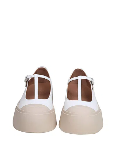 Marni Pablo Mary Jane Sneakers In Neutral