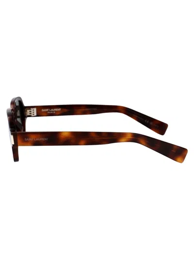 Saint Laurent Eyewear Sunglasses In Brown
