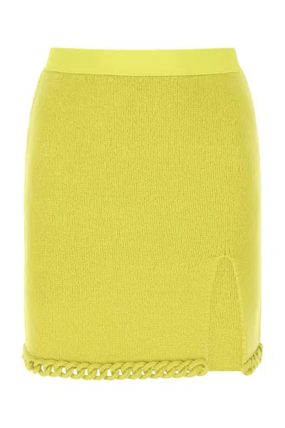 Bottega Veneta Chenille Twisted Mesh Skirt