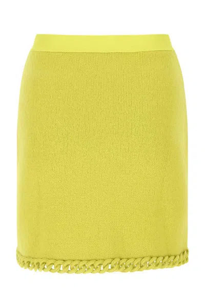Bottega Veneta Chenille Twisted Mesh Skirt