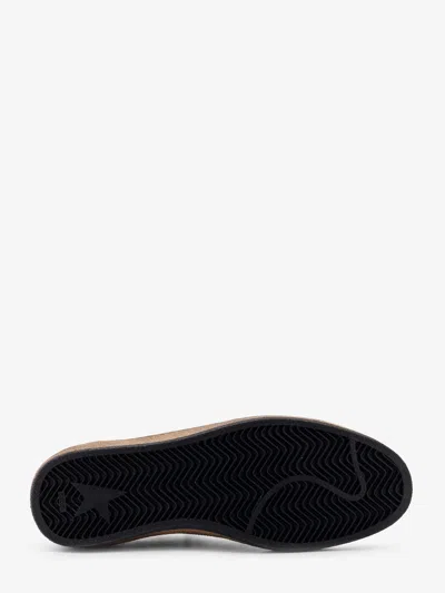 Golden Goose "ball Star" Net Upper Suede Star Laminated Heel Crack Spur Sneakers Shoes In White