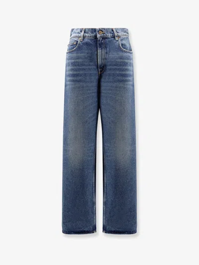 Golden Goose Deluxe Brand Women Kim Denim Medium Wash Jeans In Blue