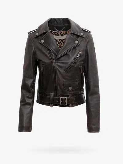 Golden Goose Destiny Slim Leather Jacket