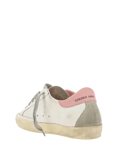 Golden Goose Deluxe Brand Women Multicolor Leather Super Star Classic Sneakers In White