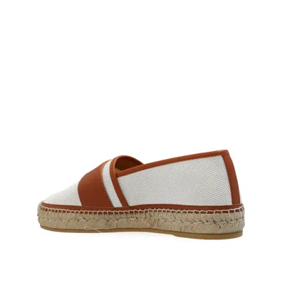Gucci Beige Cotton And Linen Espadrilles For Men In White
