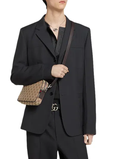Gucci Gg Canvas Small Crossbody Bag In Neutral
