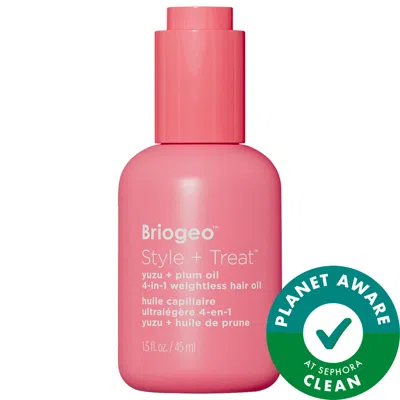 Briogeo Style + Treat 4-in-1 Smoothing, Weightless Hair Oil 1.5 Oz/45 ml