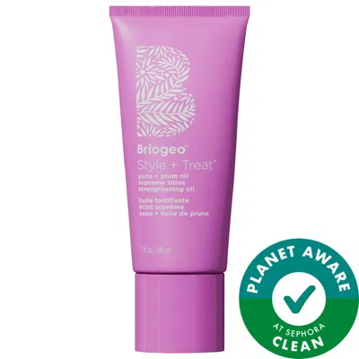 Briogeo Style + Treat Supreme Shine Strengthening & Styling Oil For Thick Hair 3 Oz/88 ml