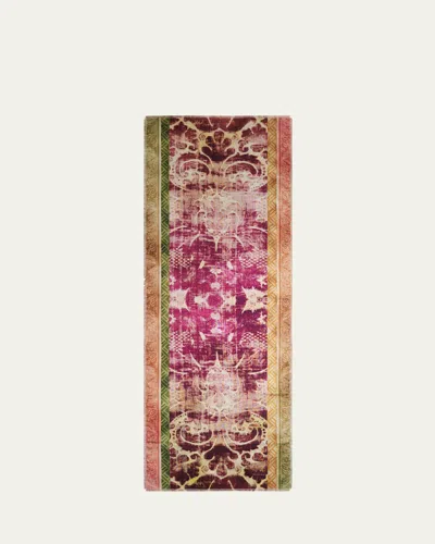 Pierre-louis Mascia Fancy Multi-patterned Silk Twill Scarf