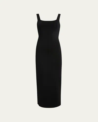 Khaite Dixi Square-neck Sleeveless Knit Maxi Dress