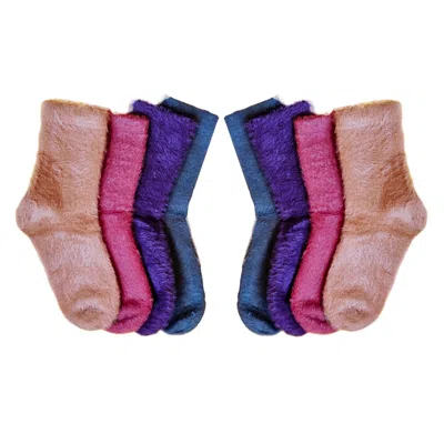 Suki Wang London Women's It's Just Fluff - Cushion Cotton Sock Bundle