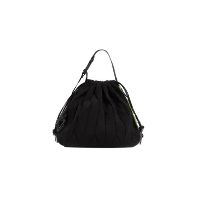 Atacz Women's Black / Green Twist Bag - Black & Green