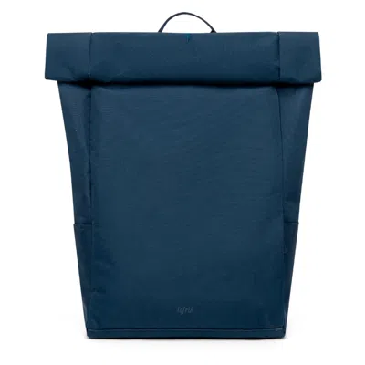 Lefrik Women's Blue Roll Backpack Navy