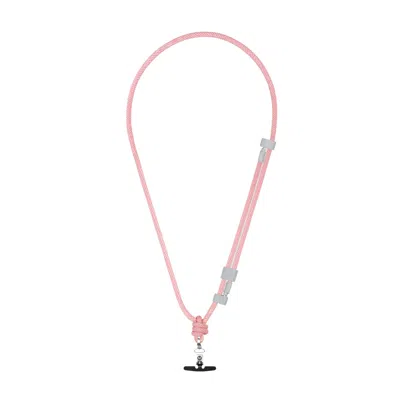 M.craftsman Pink / Purple Yoggle Power Click C-c Charging Cable + Crossbody Phone Strap - The Warhol -hot Pink