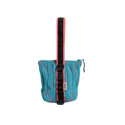 Atacz Women's Blue / Green / Pink Stash Essentials Pouch - Turquoise