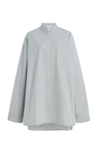 Marie Adam-leenaerdt Flat Cotton Shirt In Gray