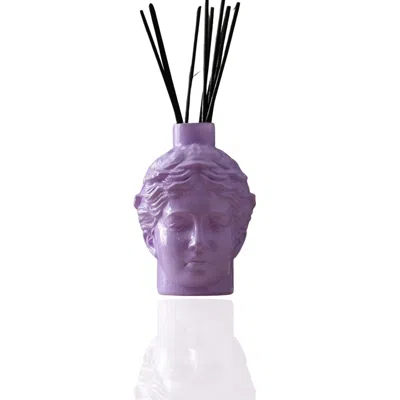 Marleth Pink / Purple Helen Diffuser – Sculptural Head In Glossy Lavender Ceramic