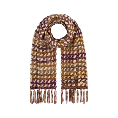Nordbron Women's Pink / Purple Cherly Purple Scarf