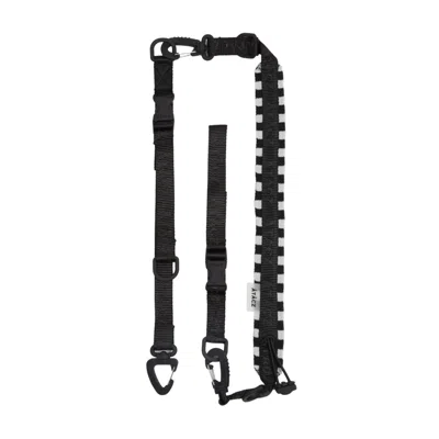 Atacz Women's Black / White Bind Strap - Black Stripes
