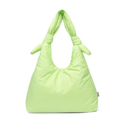 Lefrik Women's Yellow / Orange Biwa Puffy Bag Lime