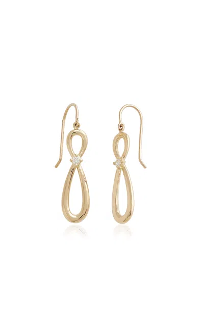 Jamie Wolf 18k Yellow Gold Diamond Earrings