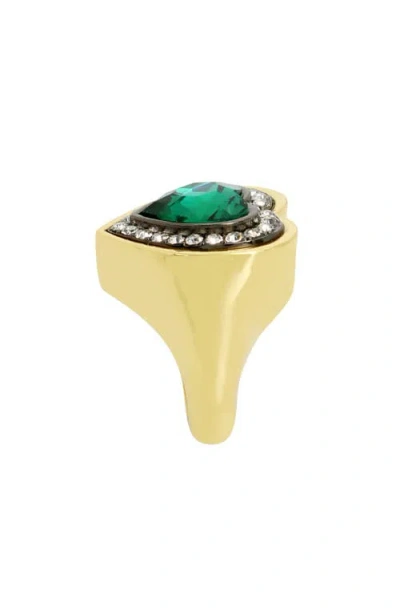 Kurt Geiger London Heart Halo Cocktail Ring