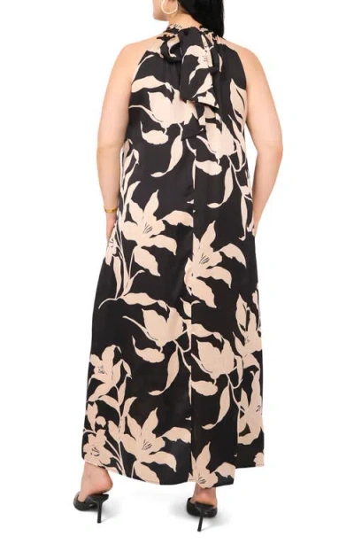 Vince Camuto High Halter Neck Maxi Dress