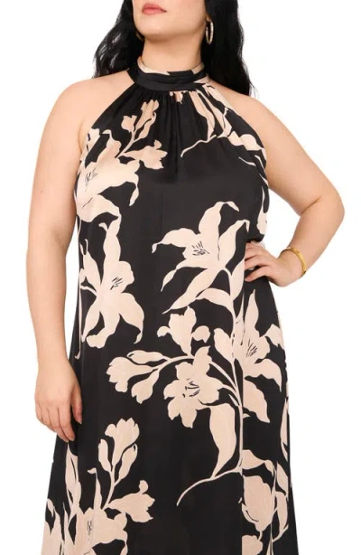 Vince Camuto High Halter Neck Maxi Dress