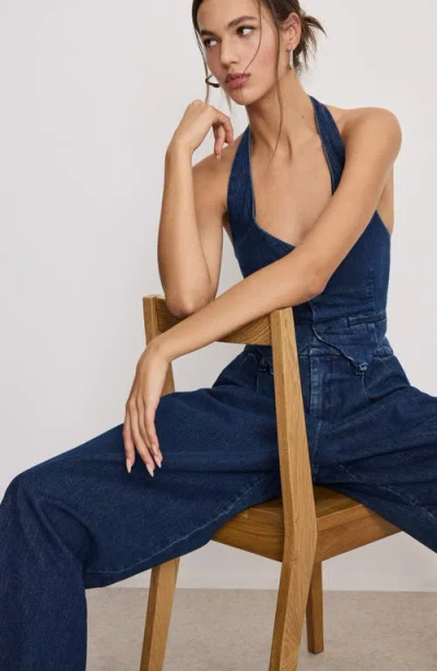 Good American Denim Halter Vest