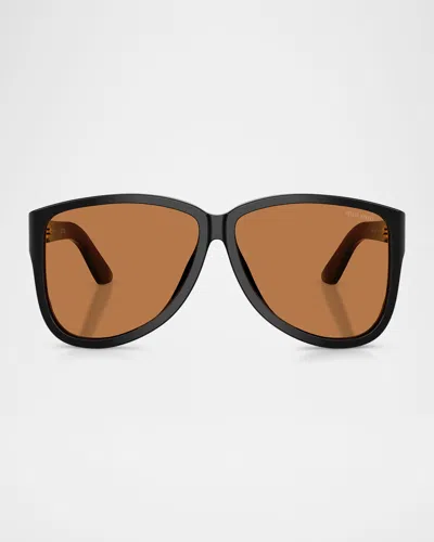 Miu Miu Acetate Aviator Sunglasses
