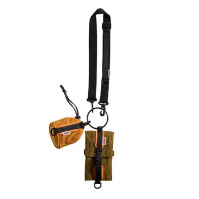 Atacz Green / Yellow / Orange Pocket - Army Green & Mustard