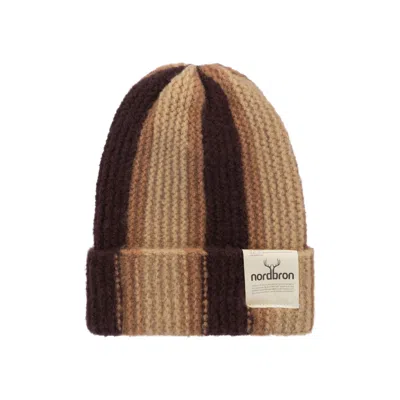 Nordbron Women's Linje Brown Beanie