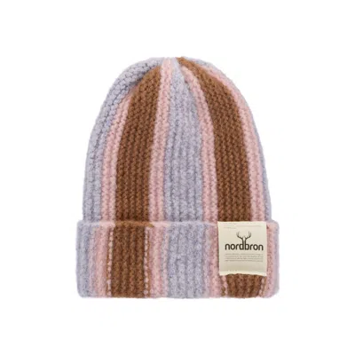 Nordbron Women's Pink / Purple Linje Pink Beanie