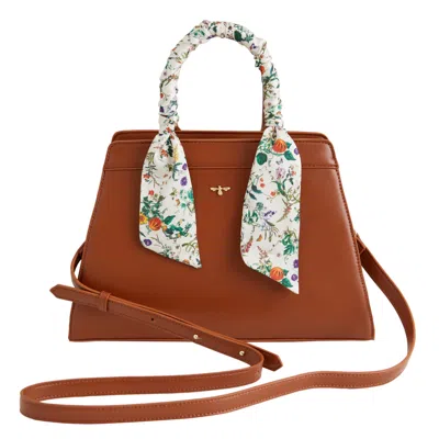 Fable England Women's Neutrals / Brown Botanical Pumpkin Tote- Tan