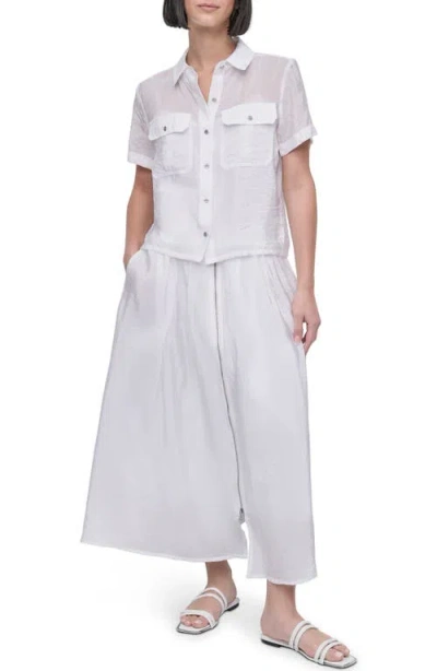 Dkny Tech Poplin Button-up Shirt