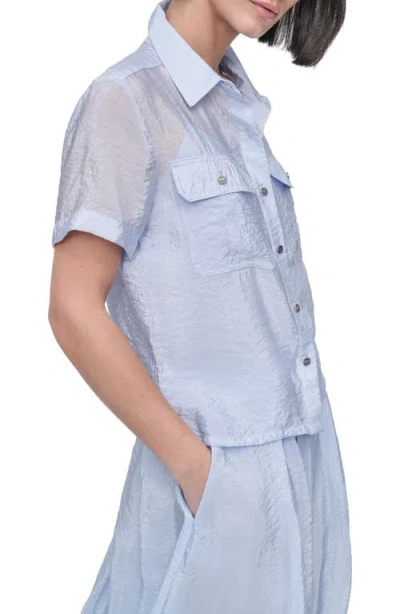 Dkny Tech Poplin Button-up Shirt