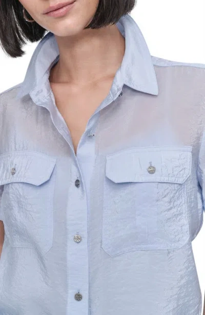 Dkny Tech Poplin Button-up Shirt
