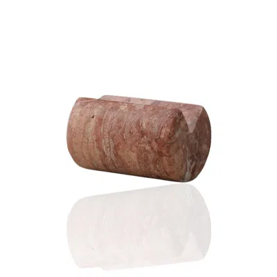 Marleth Pink / Purple Pink Marble Macaron Holder